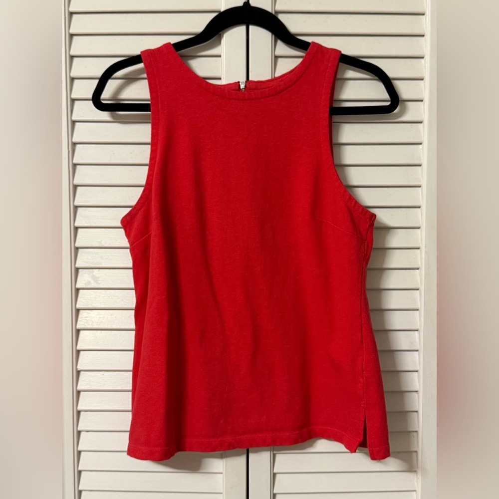 Banana Republic Vibrant Red Knit Top